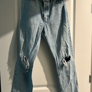 Abercrombie & Fitch Light Blue High Rise Jeans